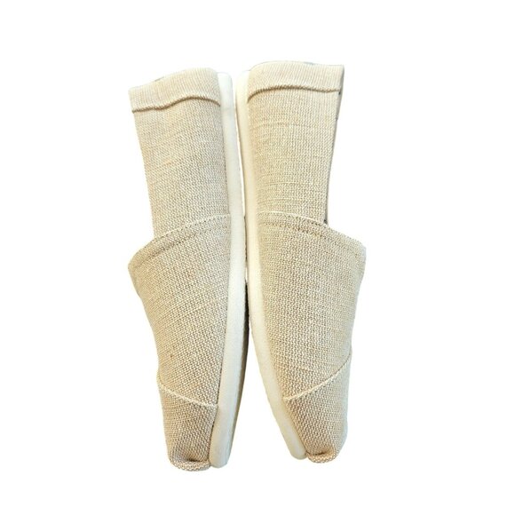 Toms White and Tan Flats Espadrille Style - Picture 9 of 13